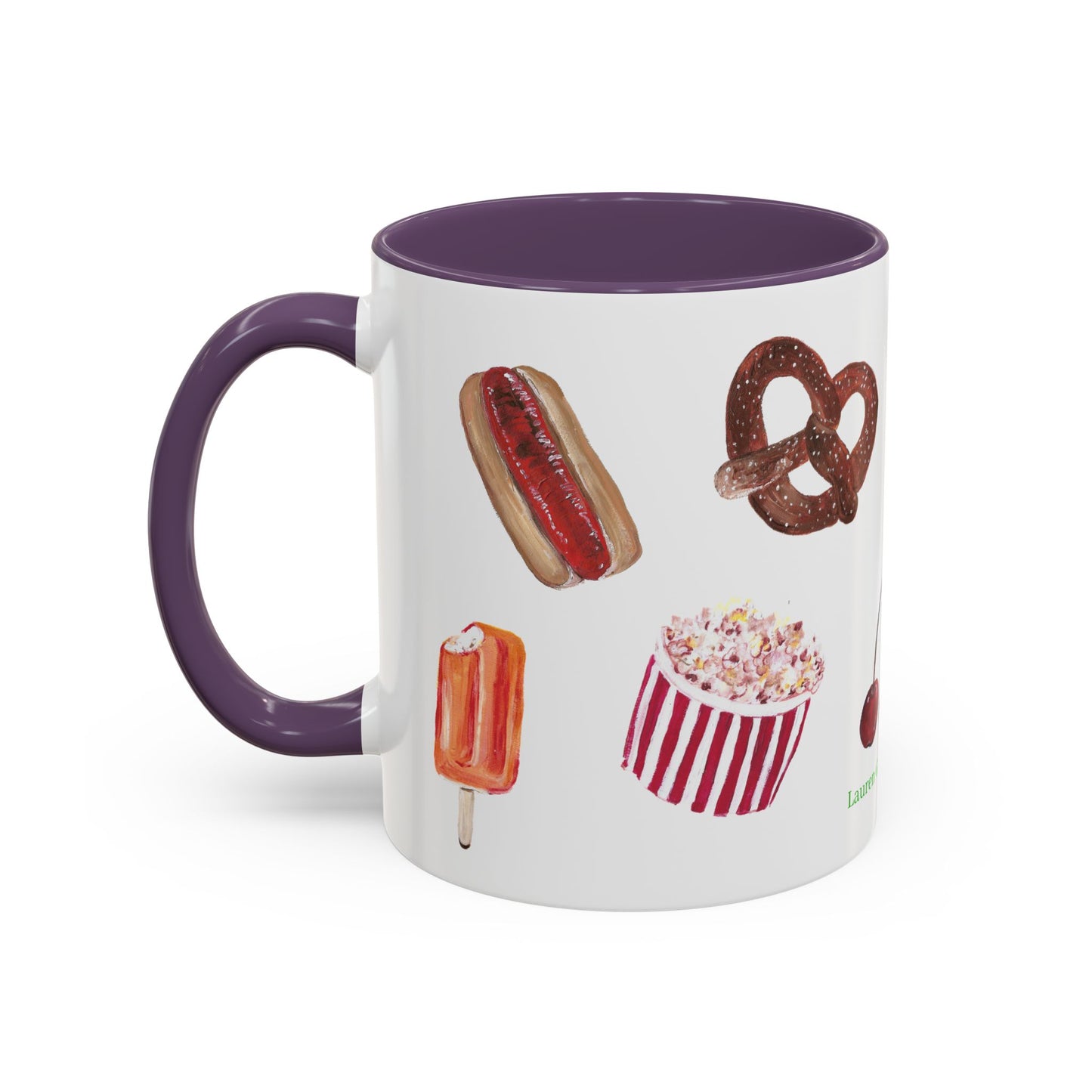 Foodie Accent Coffee Mug - 11oz & 15oz - Fun Snack & Drink Designs