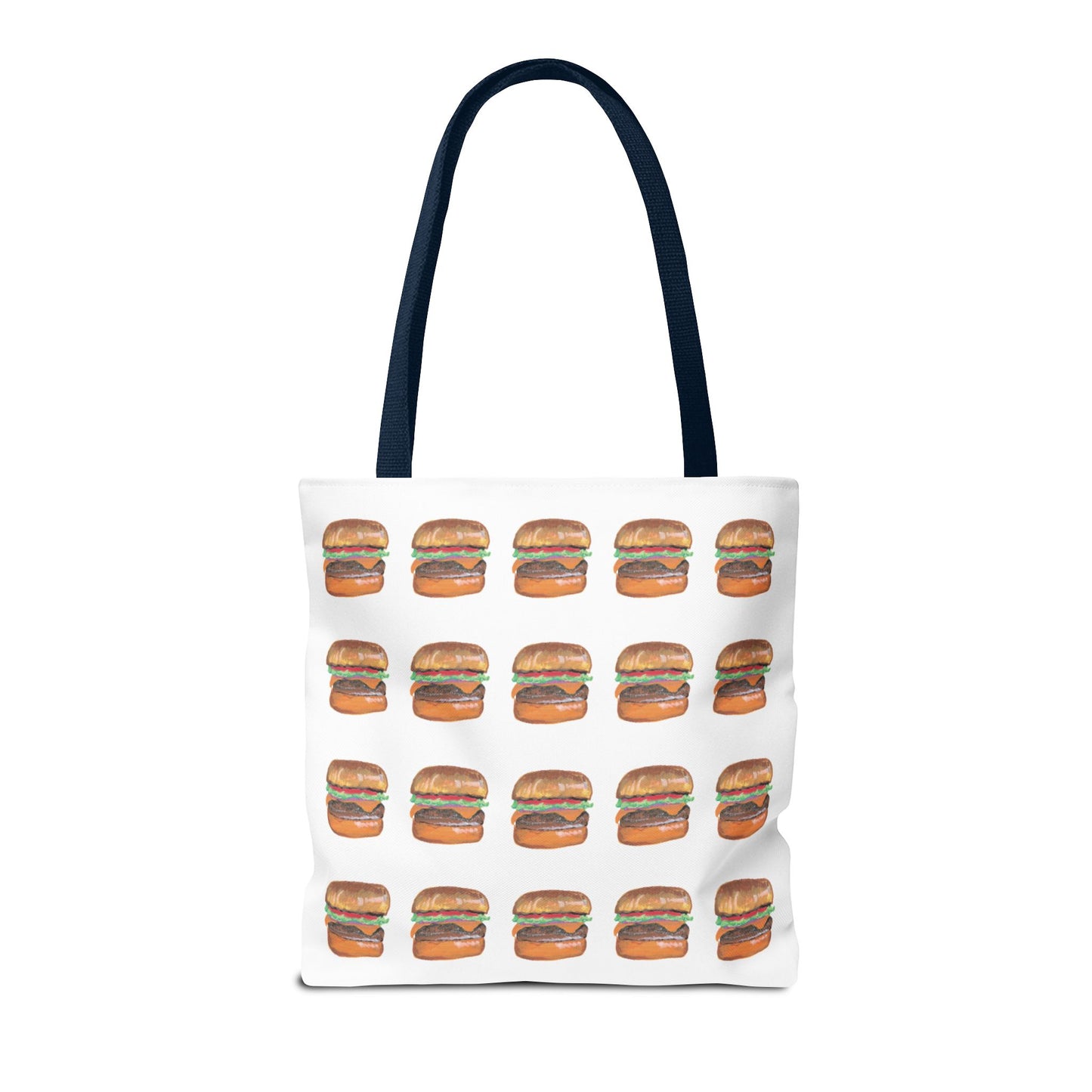 Fun Burger Print Tote Bag – Perfect for Food Lovers and Casual Outings