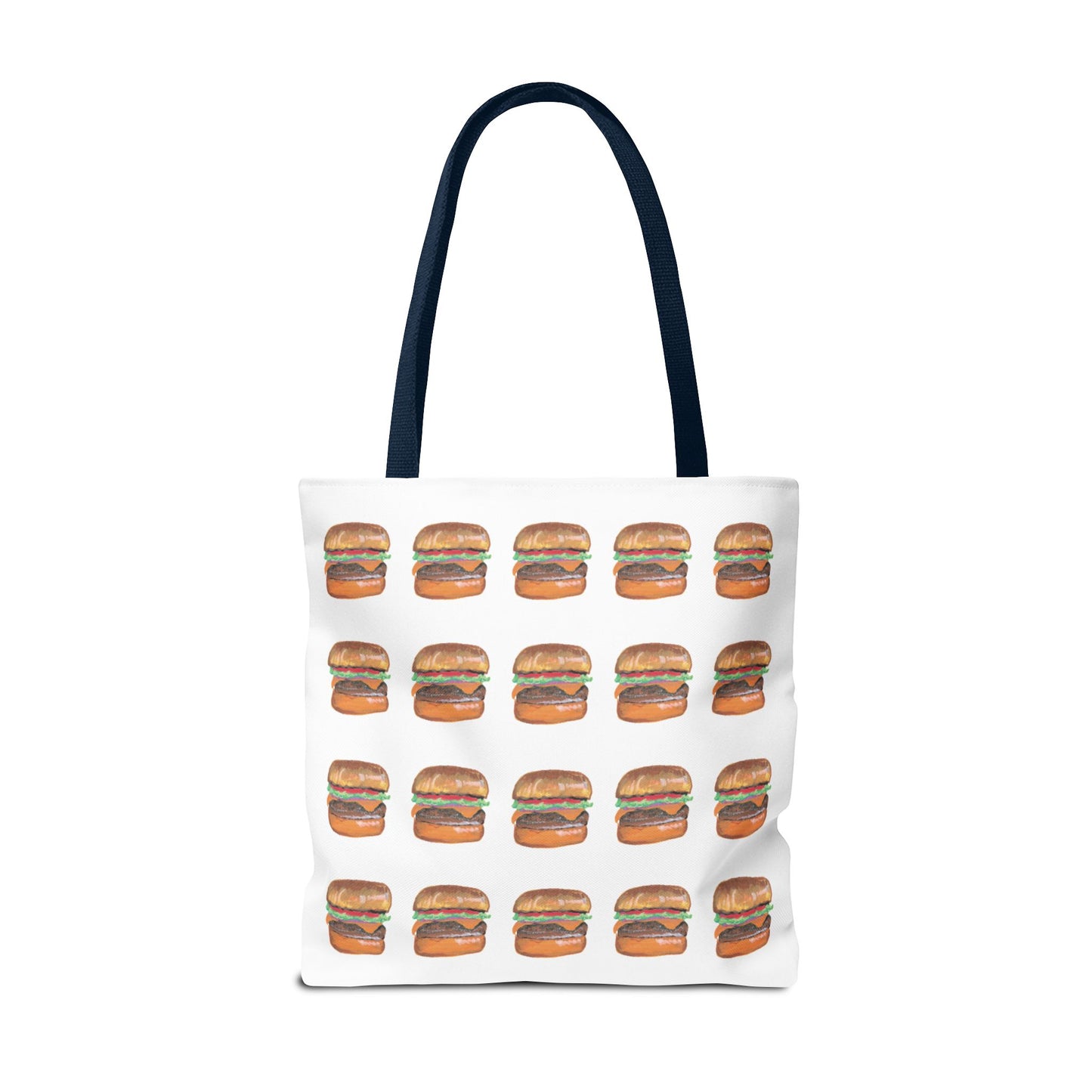 Fun Burger Print Tote Bag – Perfect for Food Lovers and Casual Outings