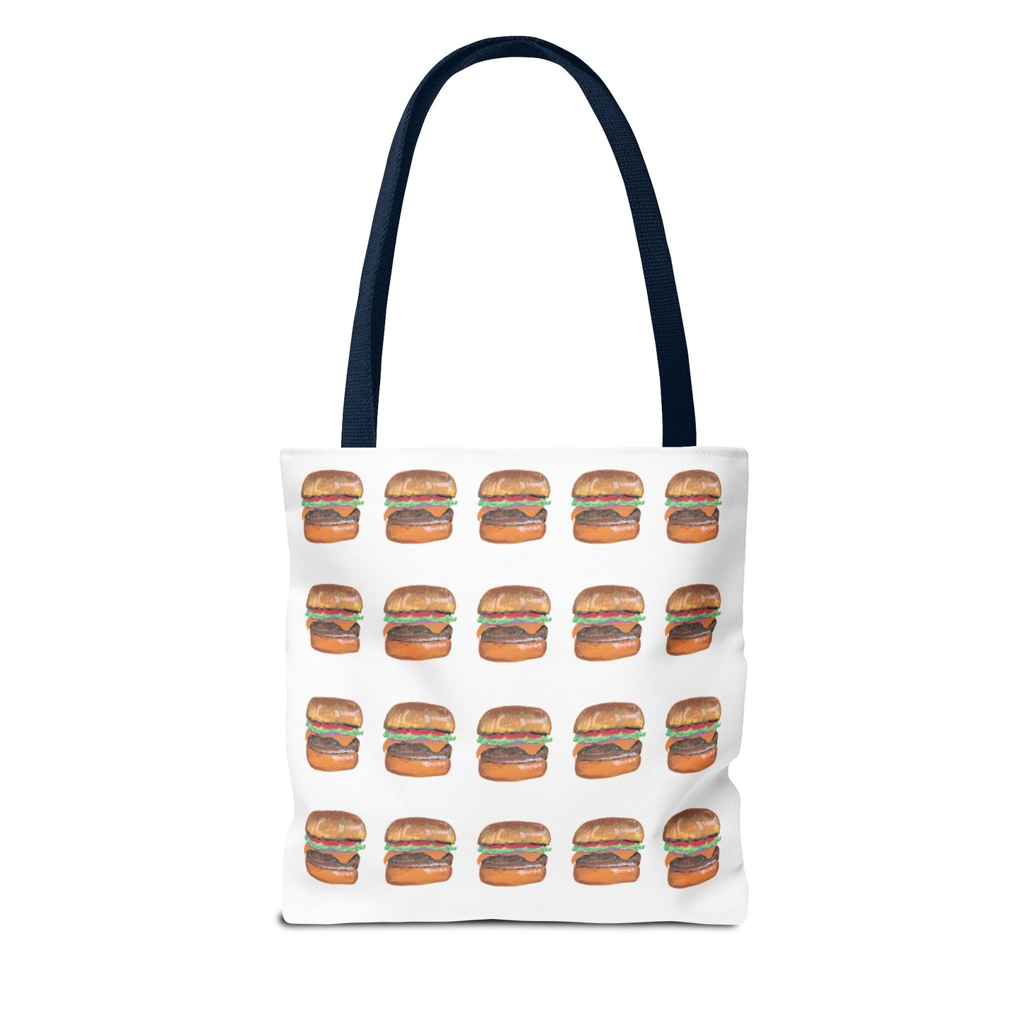 Fun Burger Print Tote Bag – Perfect for Food Lovers and Casual Outings