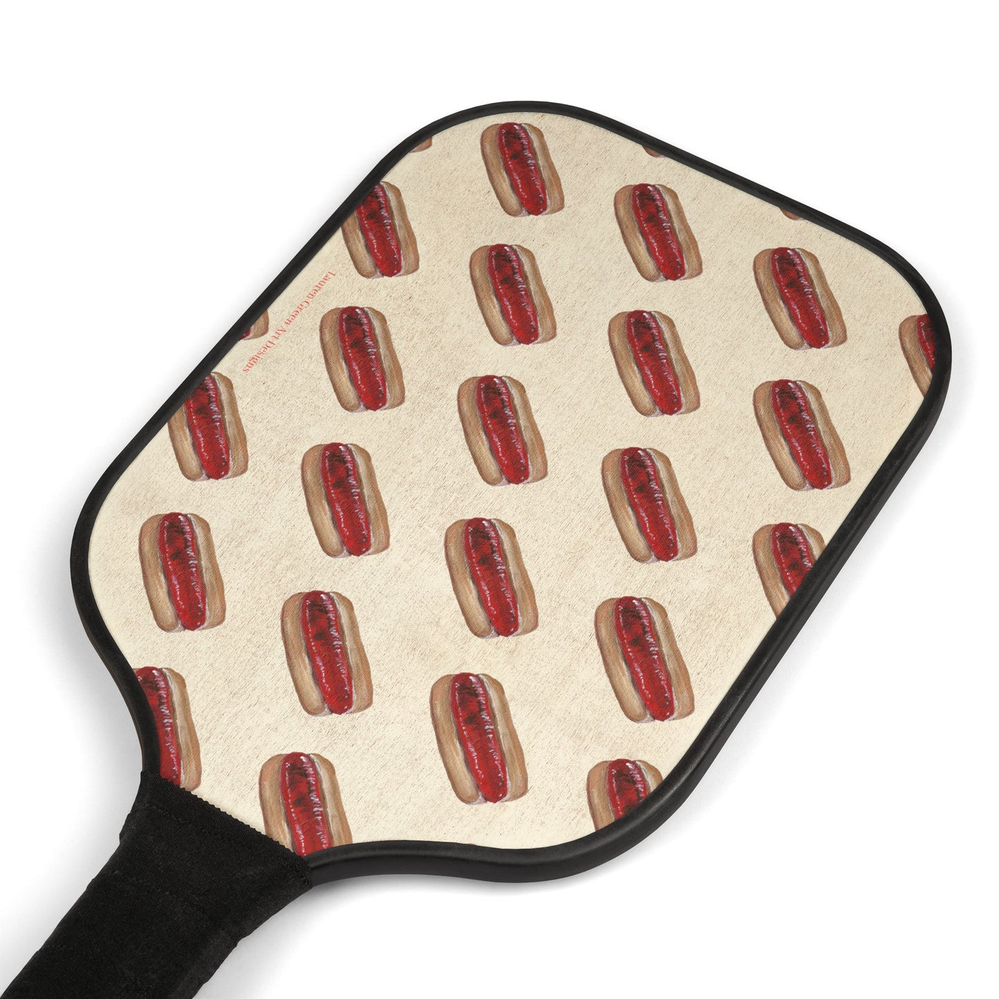 Pickleball Kit with Hot Dog Print