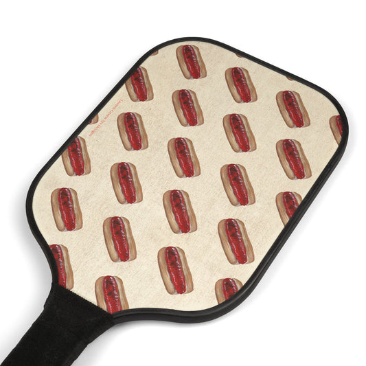 Pickleball Kit with Hot Dog Print