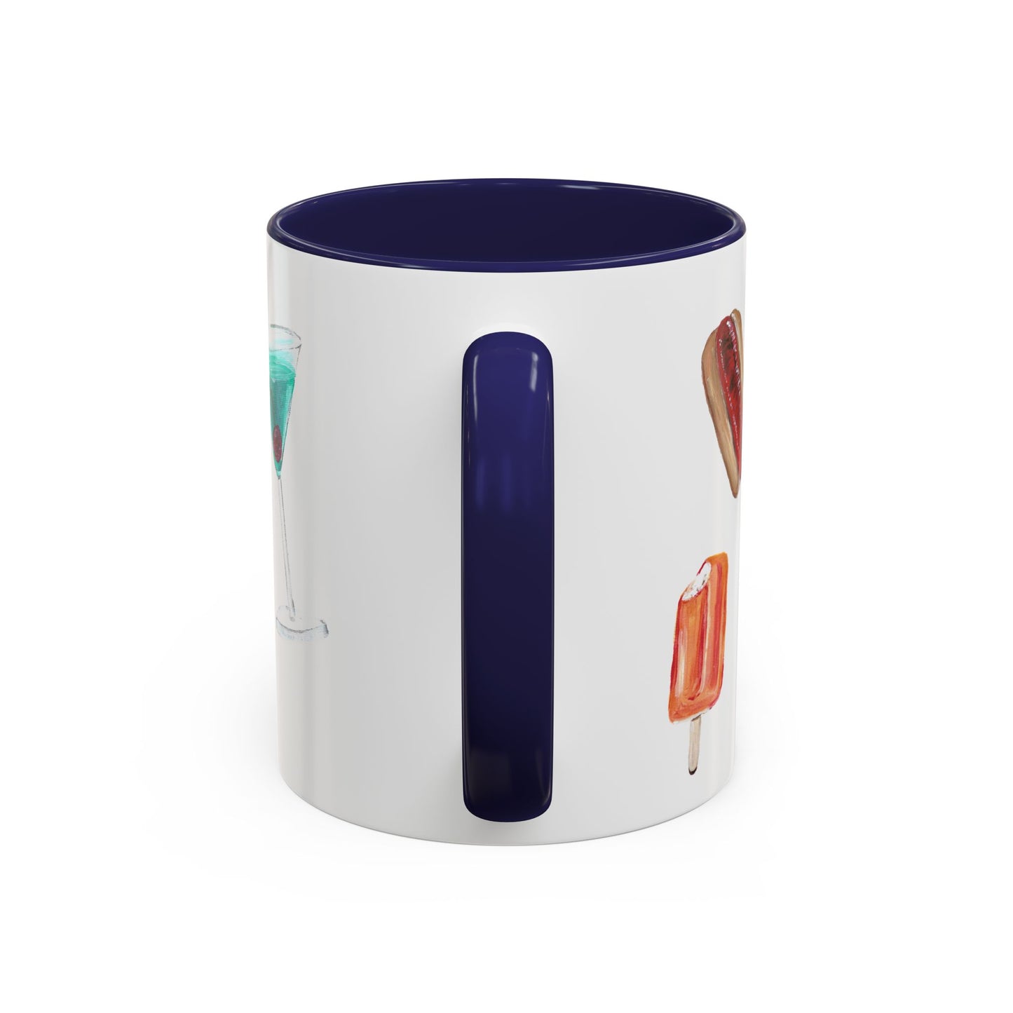 Foodie Accent Coffee Mug - 11oz & 15oz - Fun Snack & Drink Designs