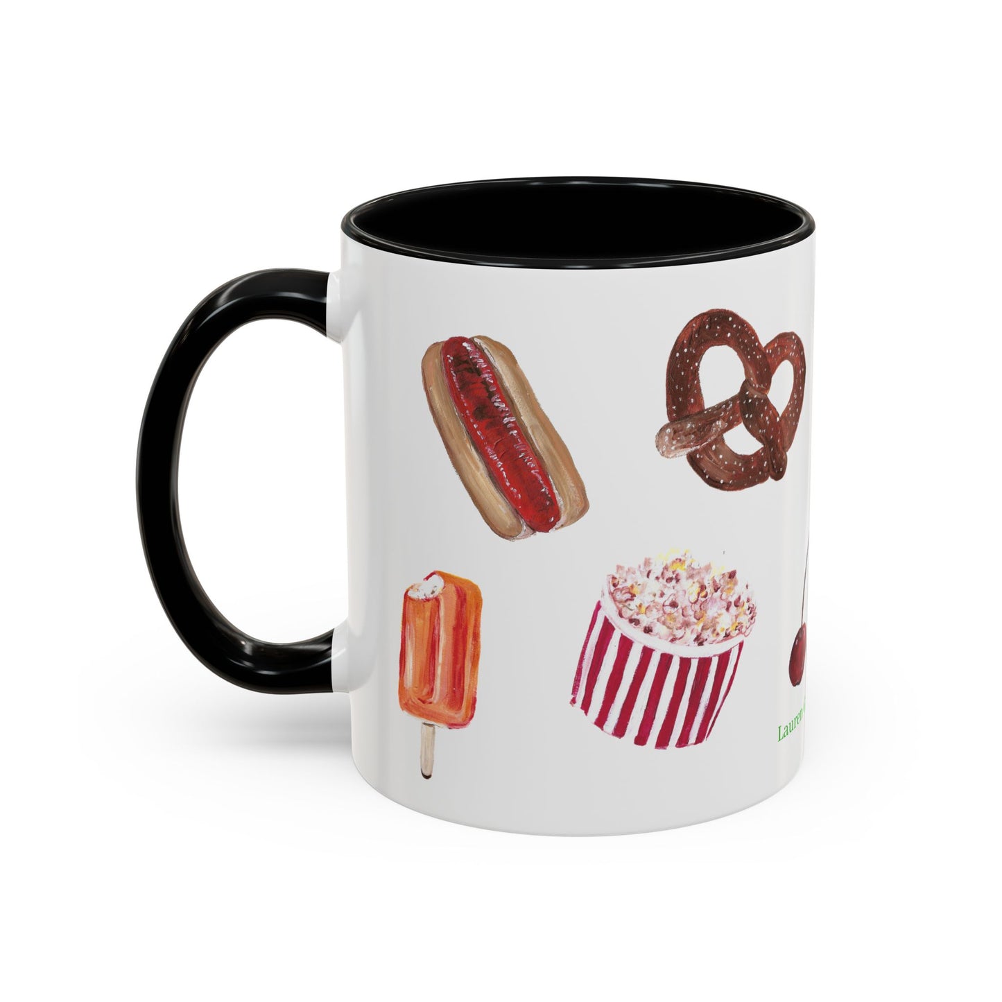 Foodie Accent Coffee Mug - 11oz & 15oz - Fun Snack & Drink Designs
