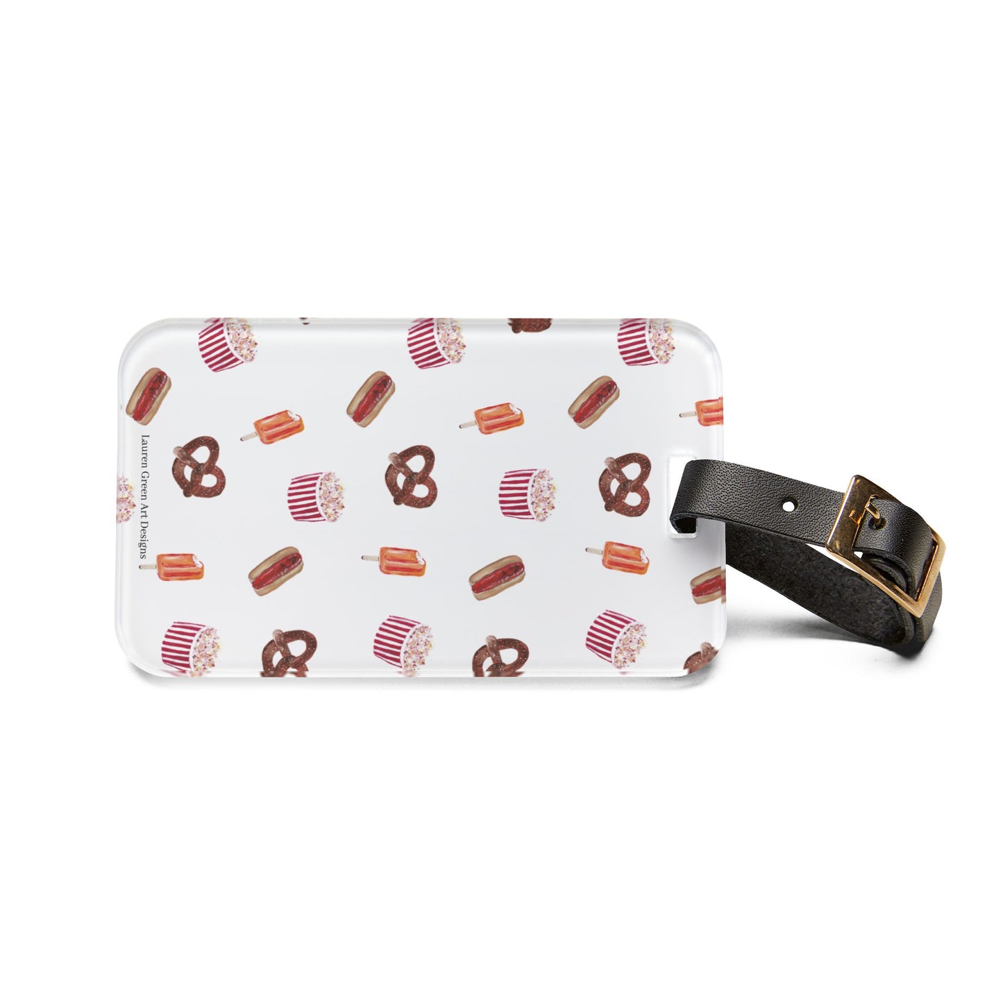 Fun Snack-Themed Luggage Tag - Perfect for Travelers and Foodies!