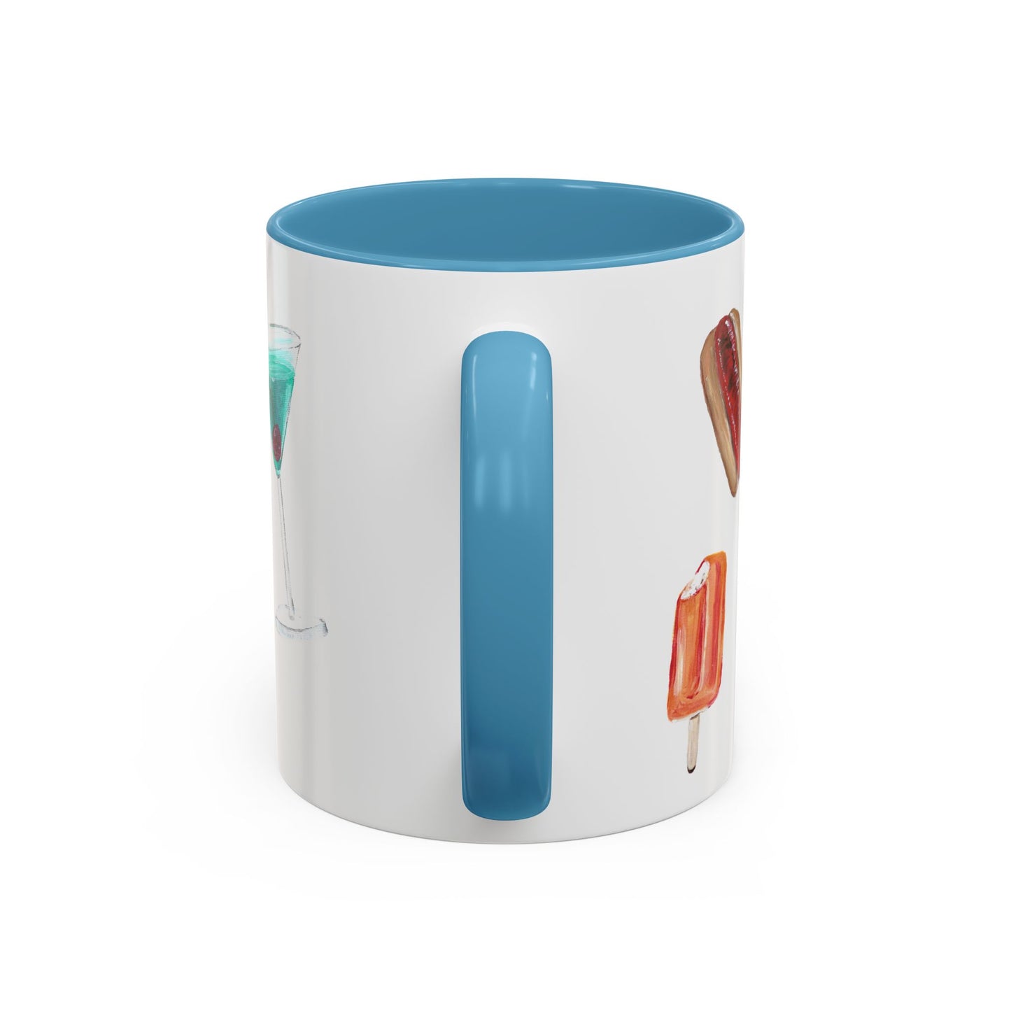 Foodie Accent Coffee Mug - 11oz & 15oz - Fun Snack & Drink Designs