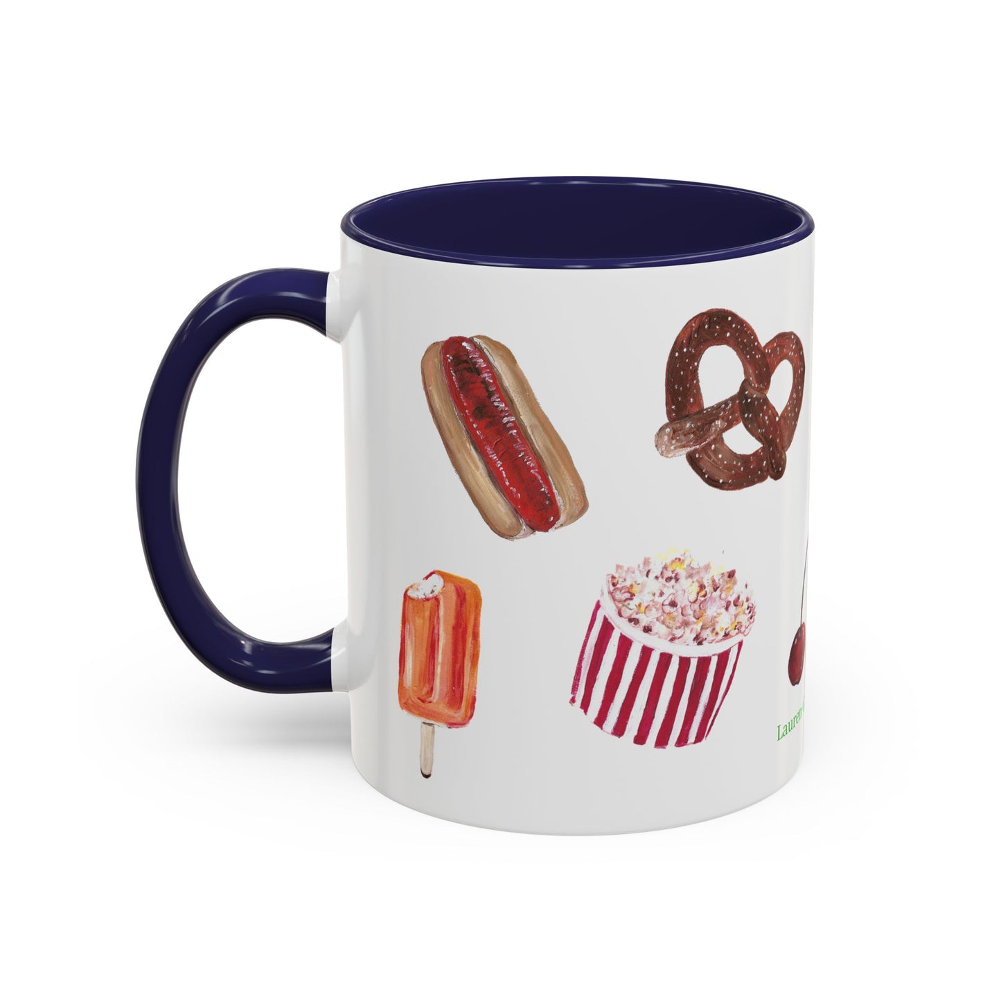 Foodie Accent Coffee Mug - 11oz & 15oz - Fun Snack & Drink Designs