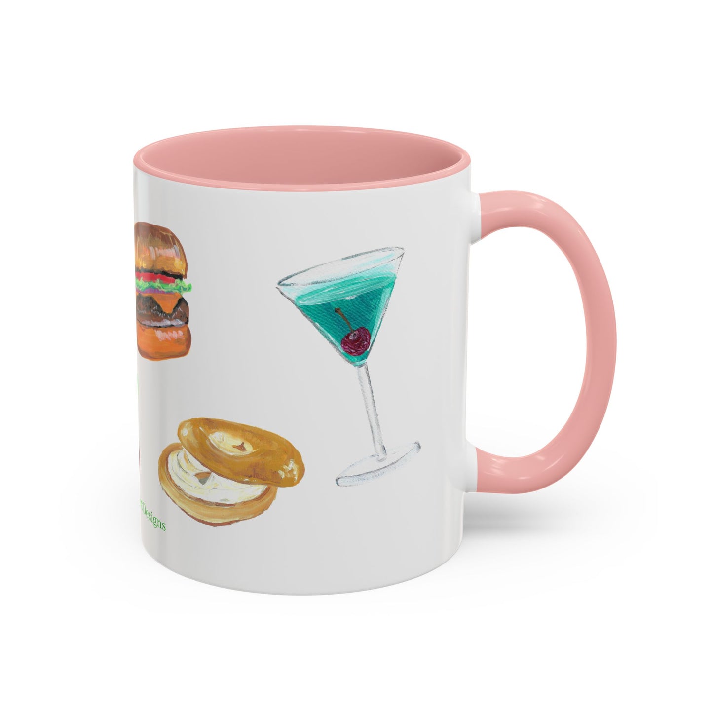 Foodie Accent Coffee Mug - 11oz & 15oz - Fun Snack & Drink Designs