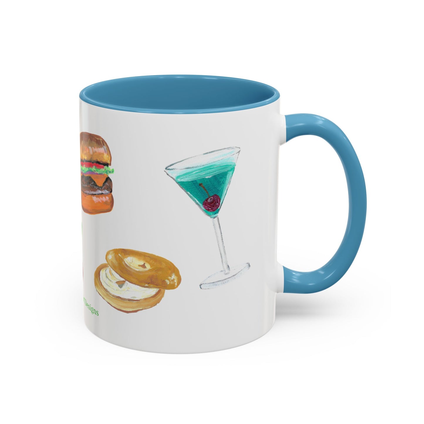 Foodie Accent Coffee Mug - 11oz & 15oz - Fun Snack & Drink Designs