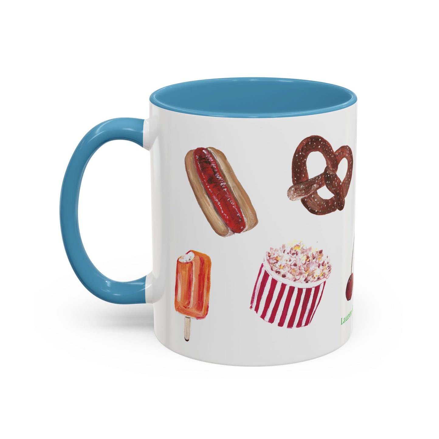 Foodie Accent Coffee Mug - 11oz & 15oz - Fun Snack & Drink Designs