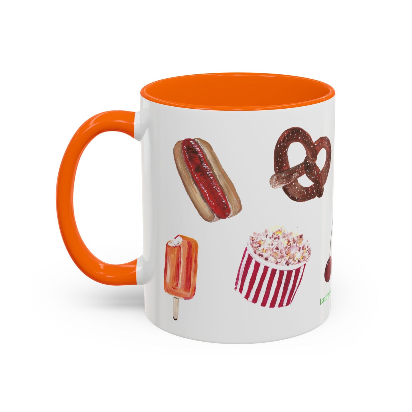 Foodie Accent Coffee Mug - 11oz & 15oz - Fun Snack & Drink Designs