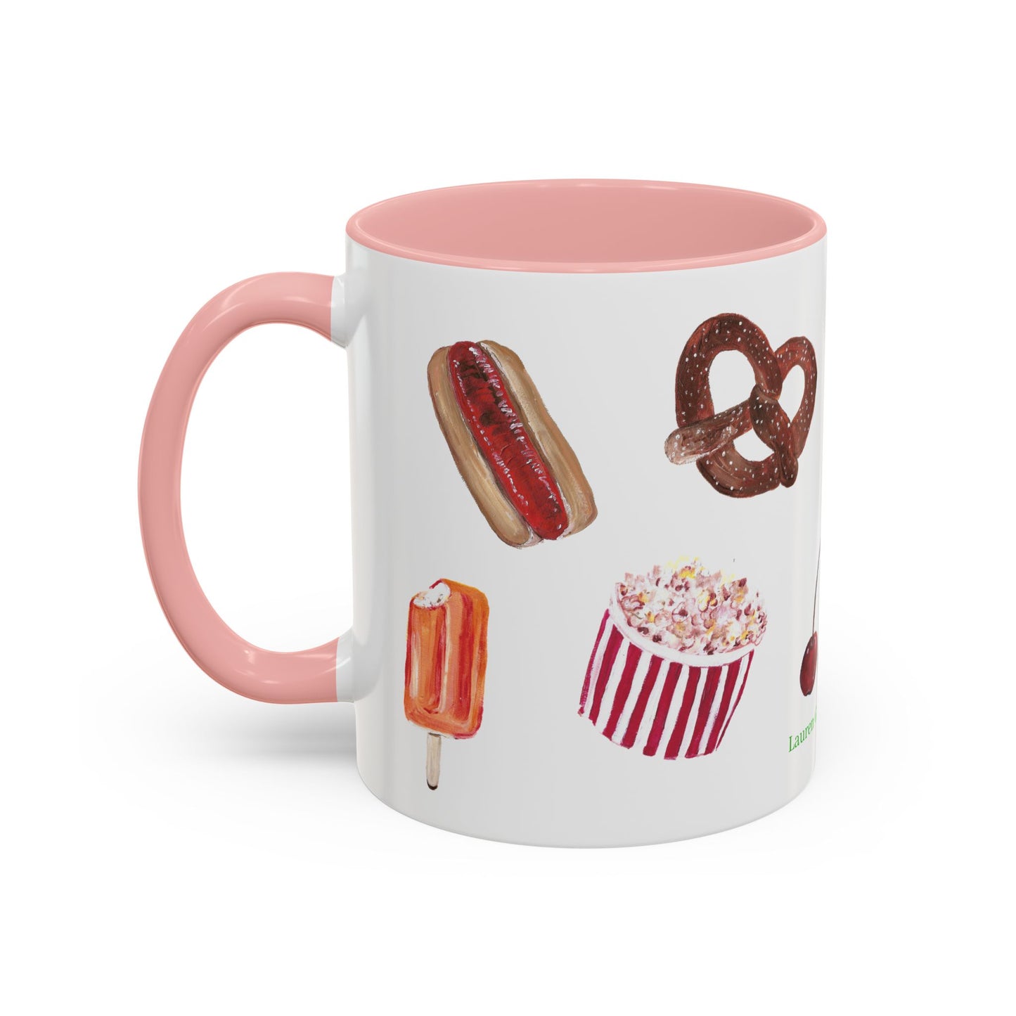 Foodie Accent Coffee Mug - 11oz & 15oz - Fun Snack & Drink Designs