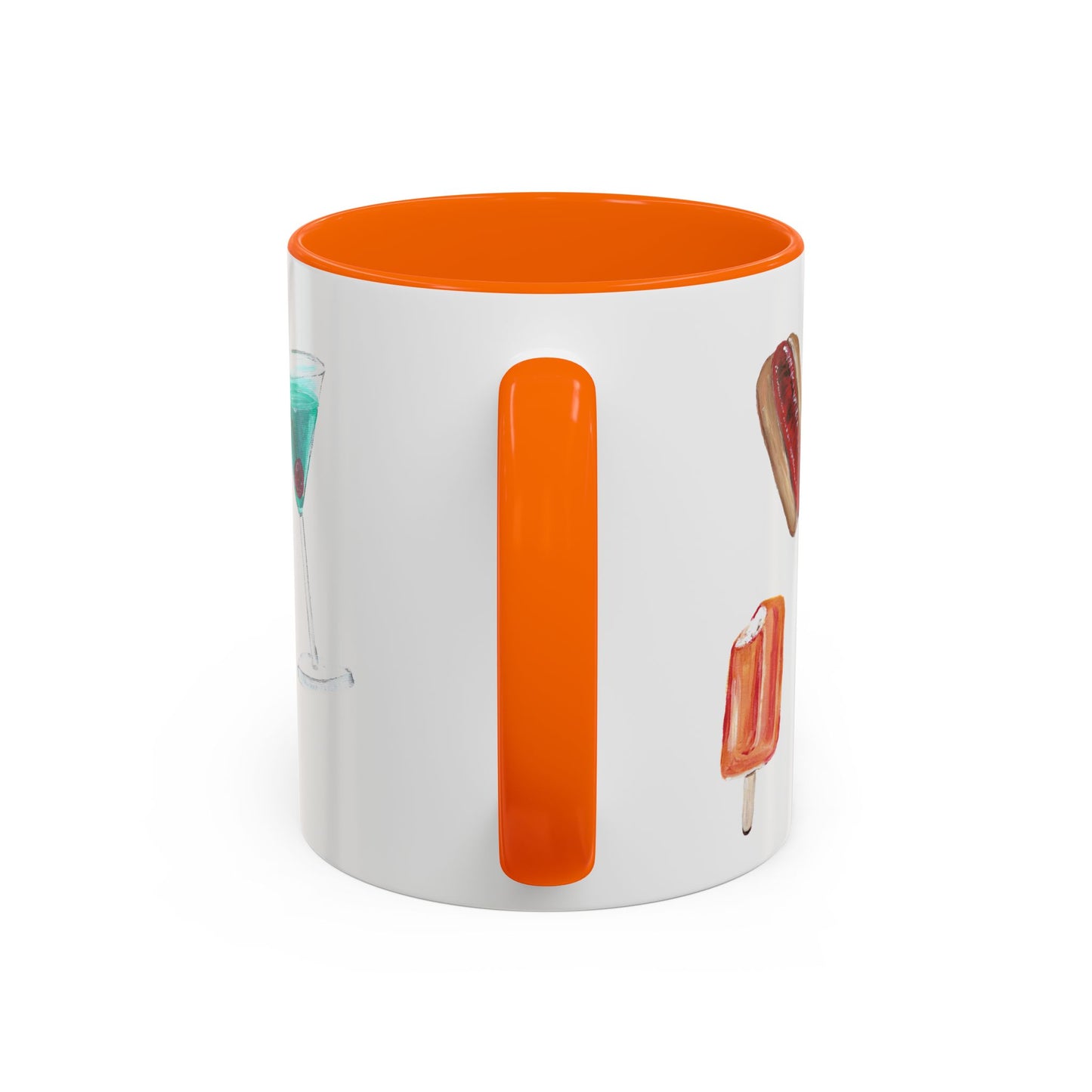 Foodie Accent Coffee Mug - 11oz & 15oz - Fun Snack & Drink Designs